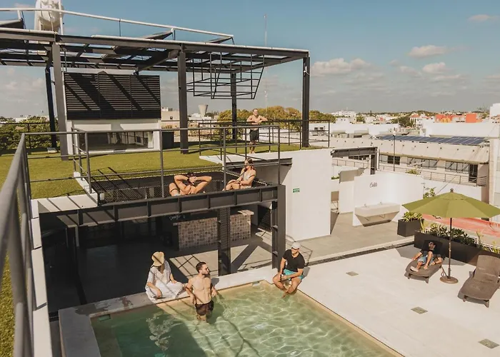 Caleta Hostel Rooftop & Pool Cancún